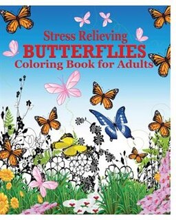 Front cover_Butterflies Coloring Book for Adults