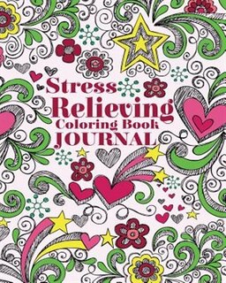 Front cover_Stress Relieving Coloring Book Journal