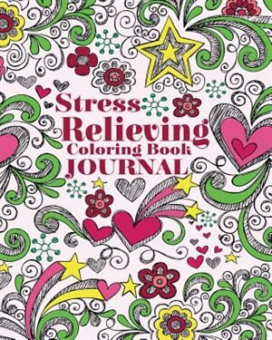 Front cover_Stress Relieving Coloring Book Journal