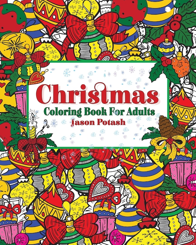 Front cover_Christmas Coloring Book for Adults