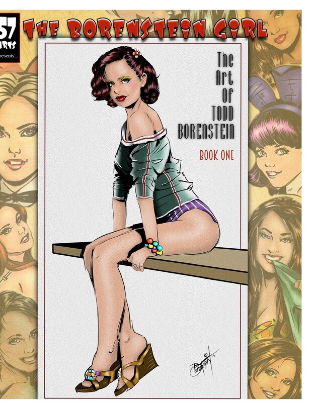 Couverture_The Borenstein Girl, The Art Of Todd Borenstein