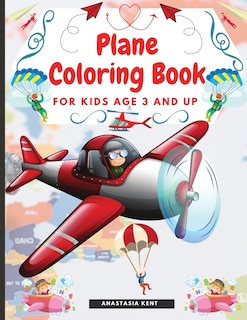 Couverture_Plane Coloring Book for Kids Aged 3 and UP