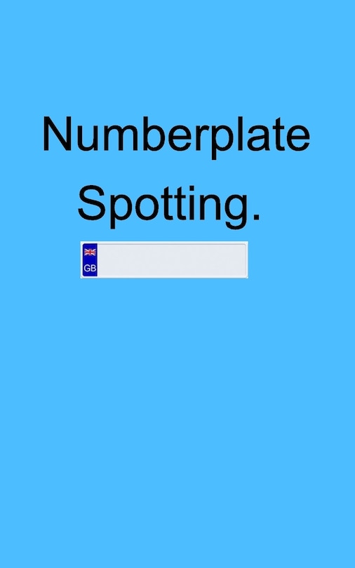 Front cover_Number Plate Spotting