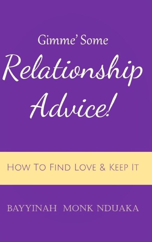 Front cover_Gimme Some Relationship Advice!
