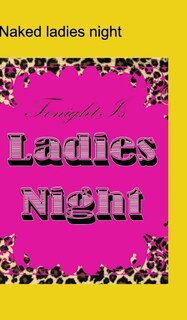 Front cover_Naked ladies night drunken naked ladies