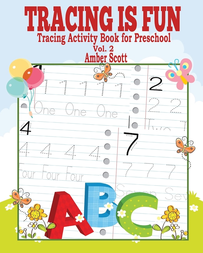 Front cover_Tracing is Fun (Tracing Activity Book for Preschool) Vol. 2