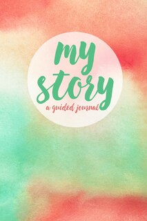 Front cover_My Story Journal - Pink and mint watercolor cover