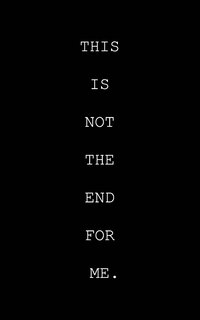 Couverture_This Is Not The End For Me.