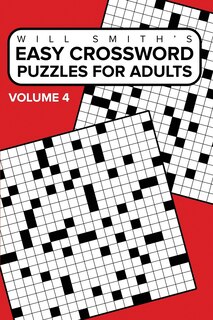 Front cover_Easy Crossword Puzzles For Adults - Volume 4