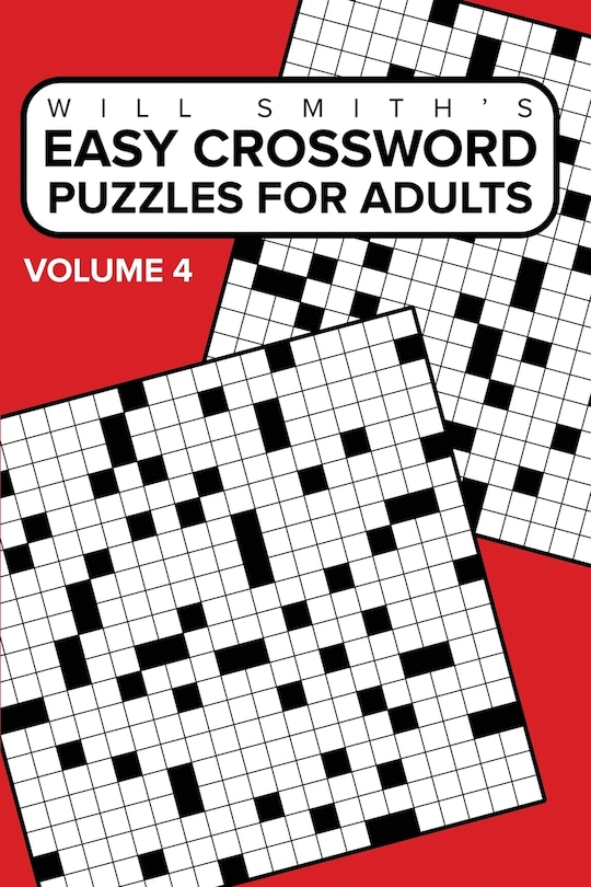 Front cover_Easy Crossword Puzzles For Adults - Volume 4