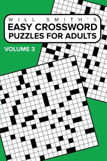 Front cover_Easy Crossword Puzzles For Adults - Volume 3