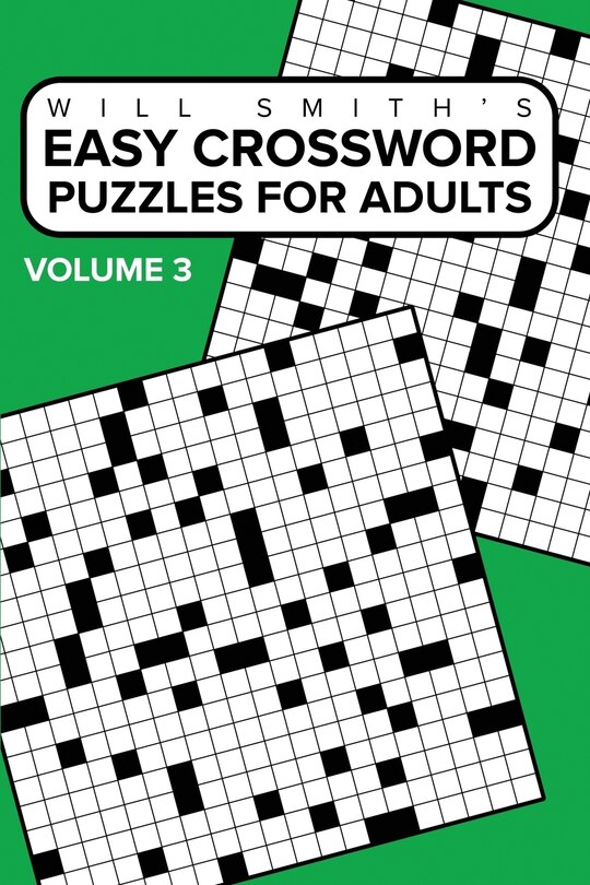 Front cover_Easy Crossword Puzzles For Adults - Volume 3