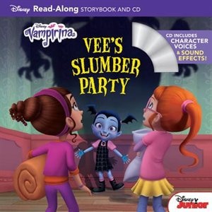 Front cover_Vampirina Read-along Book And Cd Vee's Slumber Party