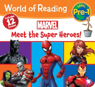 Front cover_World of Reading Marvel: Meet the Super Heroes!-Pre-Level 1 Boxed Set