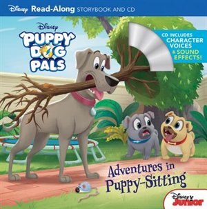 Front cover_Puppy Dog Pals Read-along Storybook And Cd Adventures In Puppy-sitting