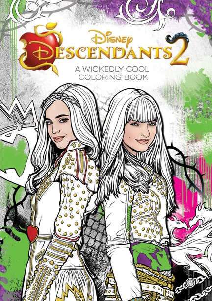 Descendants 2 A Wickedly Cool Coloring Book: Wicked Images To Inspire  Creativity