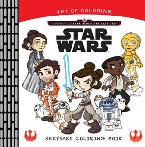 Couverture_Art Of Coloring Journey To Star Wars: The Last Jedi: Keepsake Coloring Book