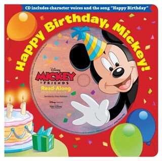 Front cover_Happy Birthday, Mickey! Read-along Storybook & Cd