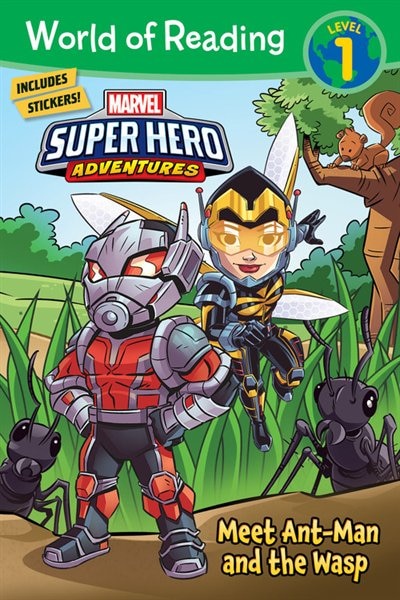 Front cover_World Of Reading Super Hero Adventures: Meet Ant-man And The Wasp (level 1)