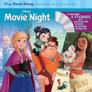Front cover_Disney's Movie Night ReadAlong Storybook and CD Collection