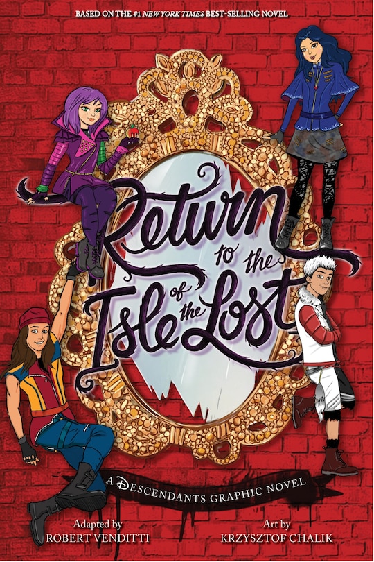 Front cover_Return To The Isle Of The Lost: The Graphic Novel