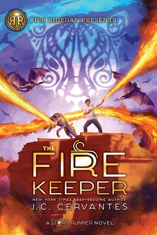 Front cover_Rick Riordan Presents: Fire Keeper, The-A Storm Runner Novel, Book 2