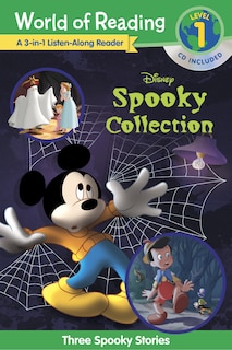 Front cover_World of Reading: Disney's Spooky Collection 3-in-1 Listen-Along Reader-Level 1 Reader