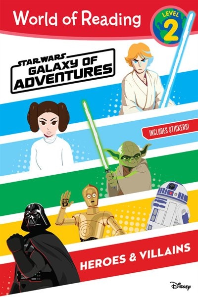 Front cover_World of Reading: Star Wars Galaxy of Adventures: Heroes & Villains (Level 2)