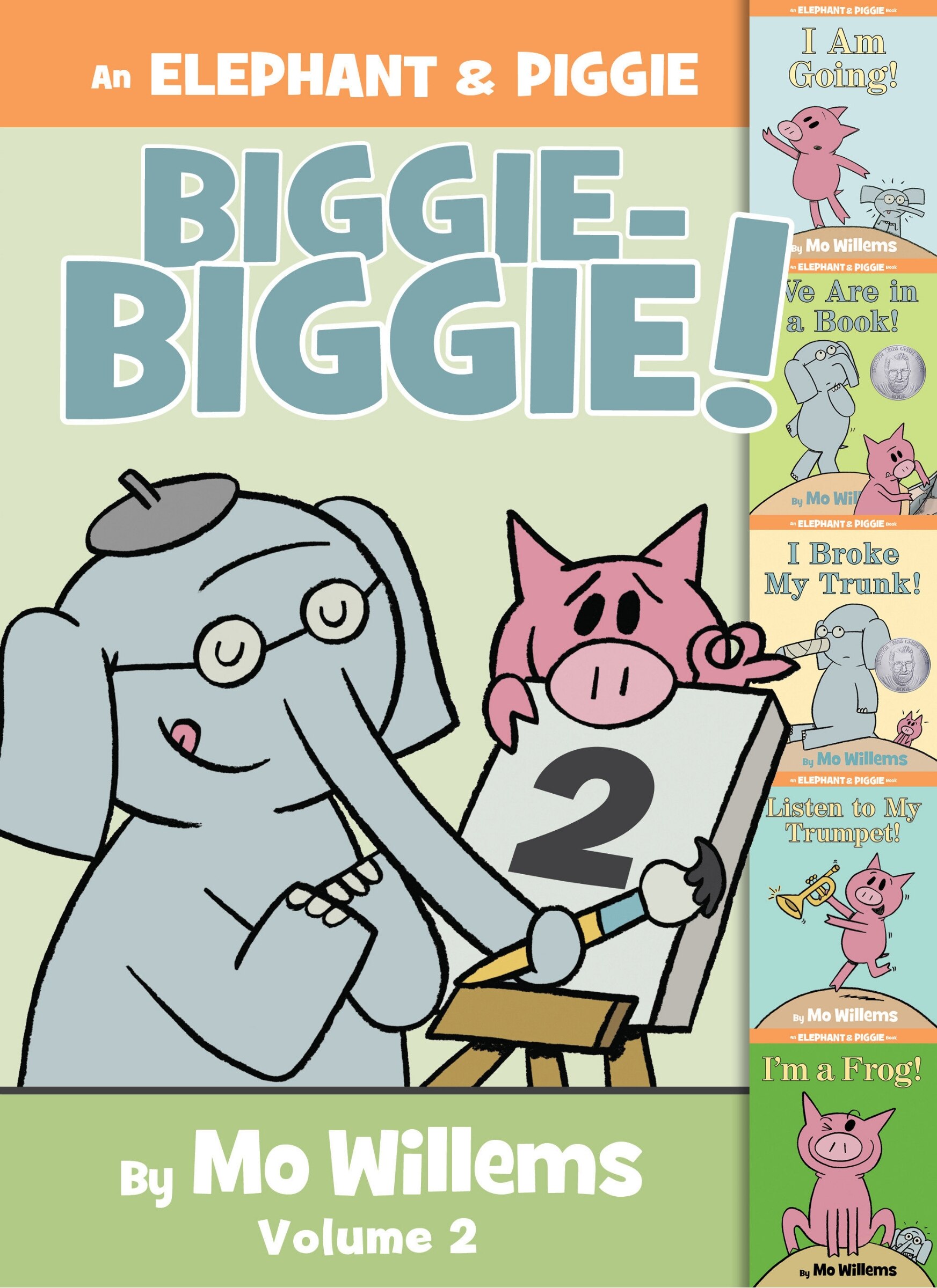 大特価!! Biggie Piggie & Elephant An Volume Willems Mo By Book 2! 絵本・児童書