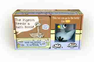 The Pigeon Needs A Bath Book With Pigeon Bath Toy! by Mo Willems
