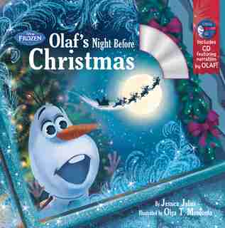Olaf's Night Before Christmas Book & Cd by Disney Books