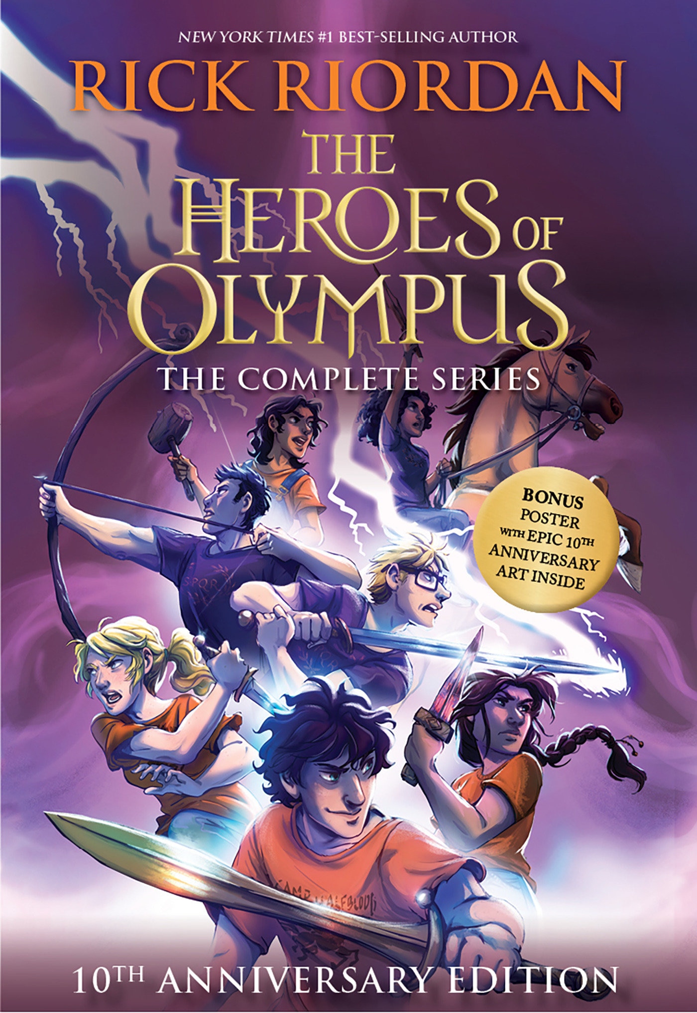 Heroes Of Olympus Paperback Boxed Set, The-10th Anniversary