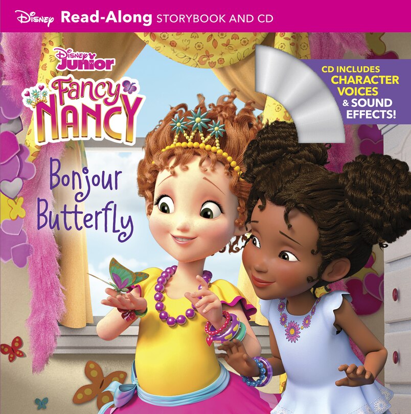 Front cover_Fancy Nancy ReadAlong Storybook and CD: Bonjour Butterfly