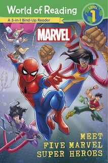 Front cover_World of Reading: Meet Five Marvel Super Heroes