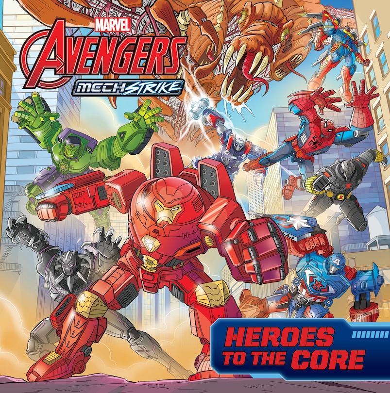 Front cover_Avengers Mech Strike: Heroes To The Core