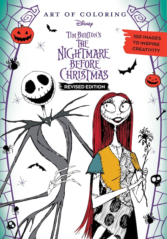 Front cover_Art of Coloring: Disney Tim Burton's The Nightmare Before Christmas