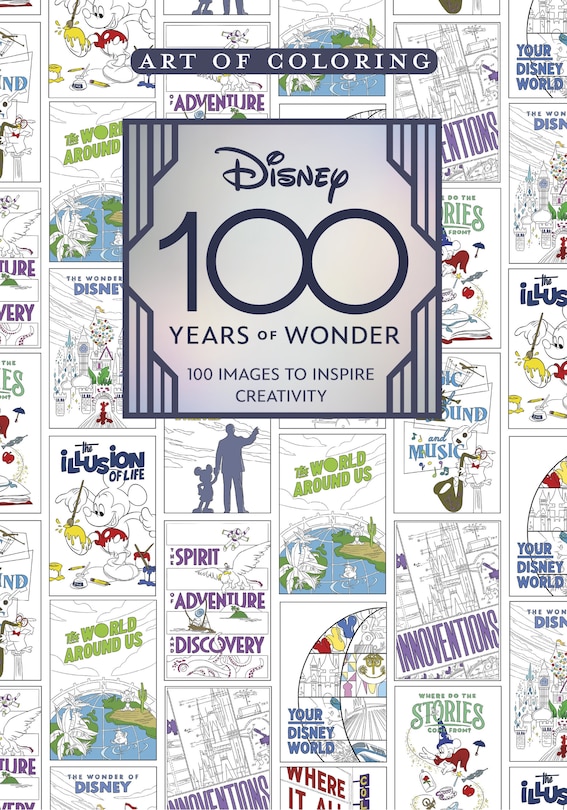 Front cover_Art of Coloring: Disney 100 Years of Wonder