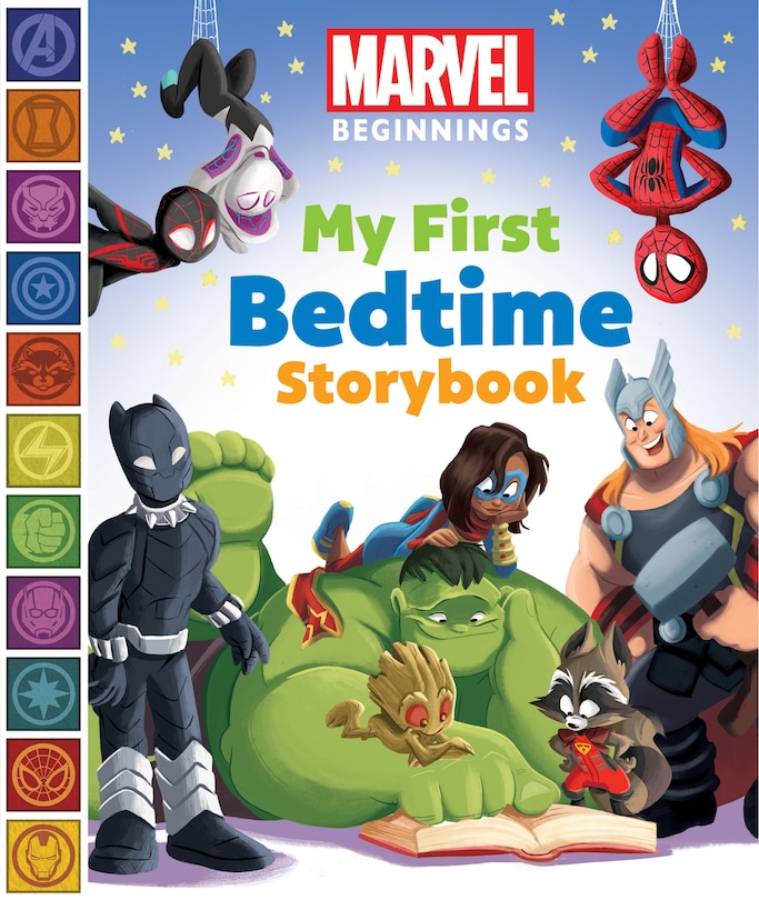Front cover_Marvel Beginnings: My First Bedtime Storybook