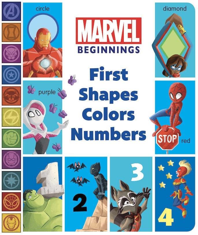 Couverture_Marvel Beginnings: First Shapes, Colors, Numbers