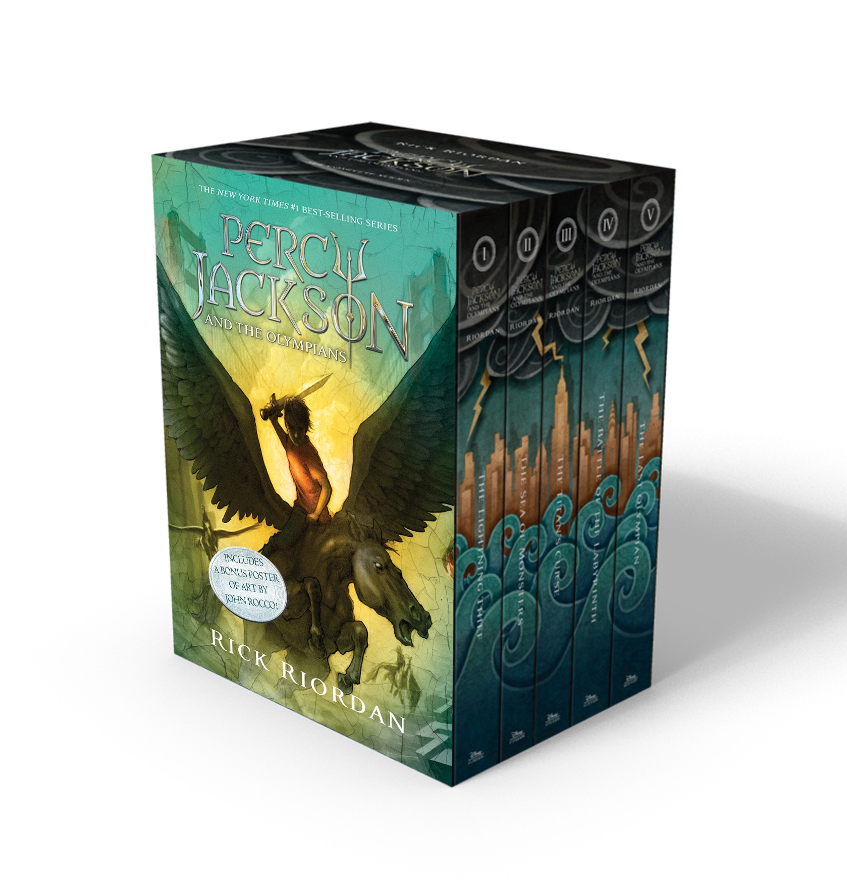 Percy Jackson And The Olympians 5 Book Paperback Boxed Set