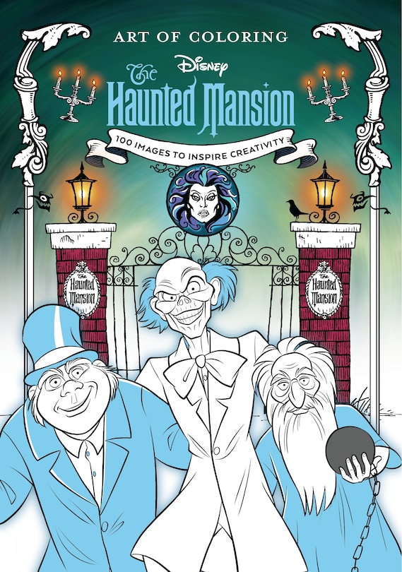 Front cover_Art of Coloring: The Haunted Mansion