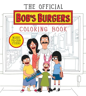 Front cover_The Official Bob's Burgers Coloring Book