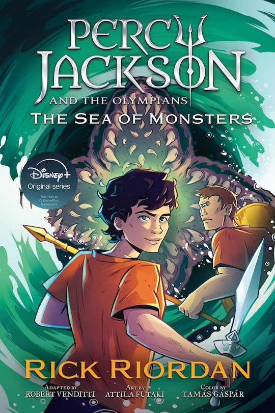 Front cover_Percy Jackson and the Olympians The Sea of Monsters The Graphic Novel (paperback)