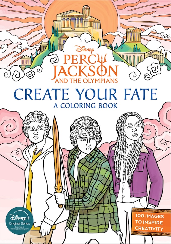 Front cover_Percy Jackson and the Olympians: Create Your Fate: A Coloring Book