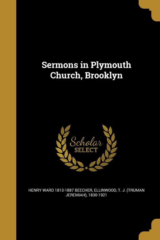 Couverture_Sermons in Plymouth Church, Brooklyn