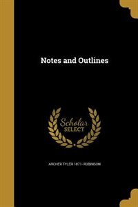 Couverture_Notes and Outlines