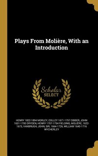 Front cover_Plays From Molière, With an Introduction