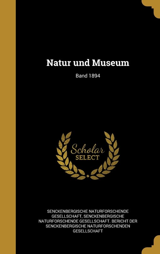 Front cover_Natur und Museum; Band 1894