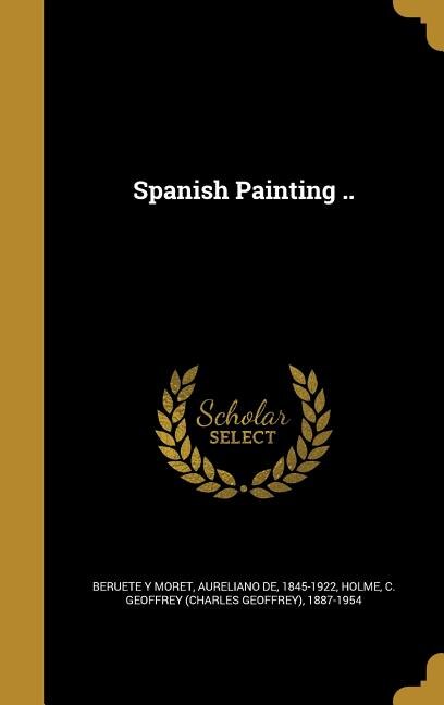 Couverture_Spanish Painting ..