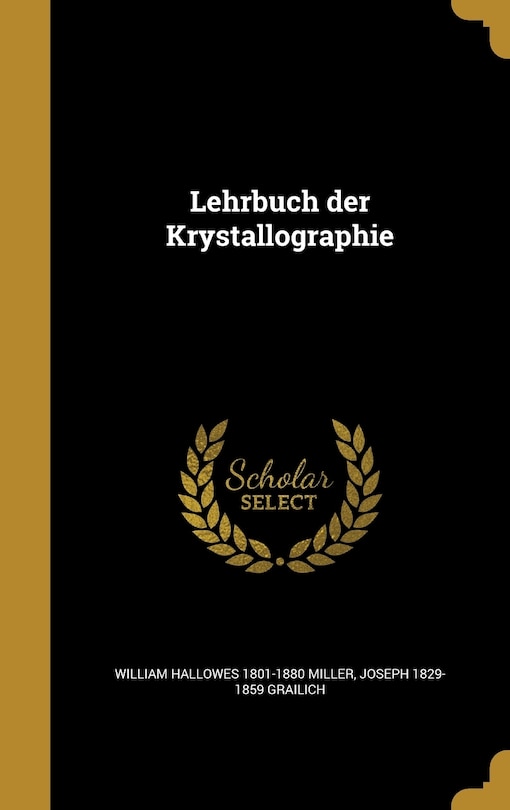 Couverture_Lehrbuch der Krystallographie